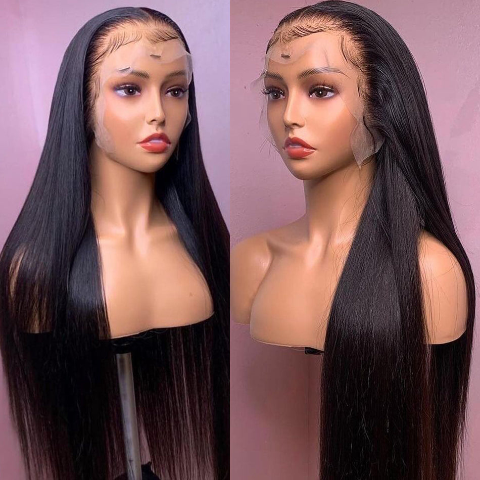 Wholesale Double Drawn Bone Straight Raw Vietnamese Hair 4x4 13x4 13x6 HD Lace Frontal Wigs 100% Human Hair Wigs Glueless for Black Women