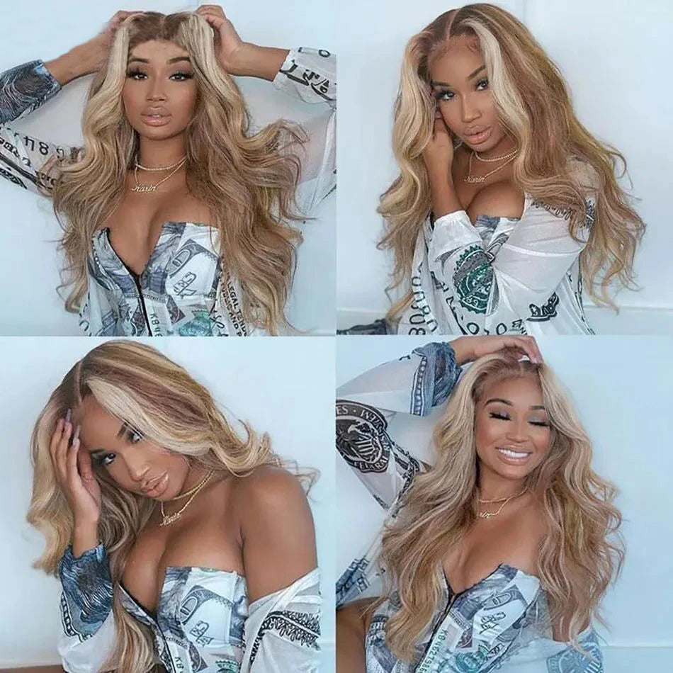 Yeswigs 613/4# Color Reay to Go Glueless Wigs Raw Vietnamese Virgin Hair Body Wave 13x4 Lace Front Human Hair Hd Lace Frontal Wigs On Clearance