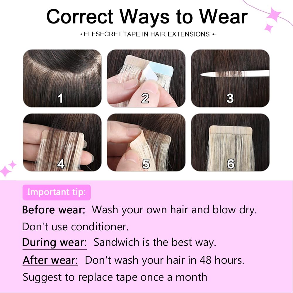 100% human hair Tape In Hair Extensions Invisible PU Seamless Skin Weft Tape in Real Human Hair Silky Straight Hair Extensions Soft Thick To End 40g/pack 20pcs