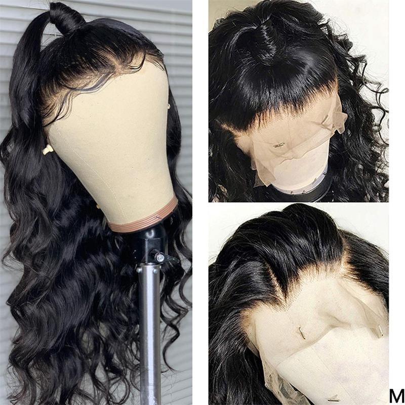 High Quality Skin Melt HD Transparent 360 Lace Wig Pre Plucked 180% Density Full Ends - 