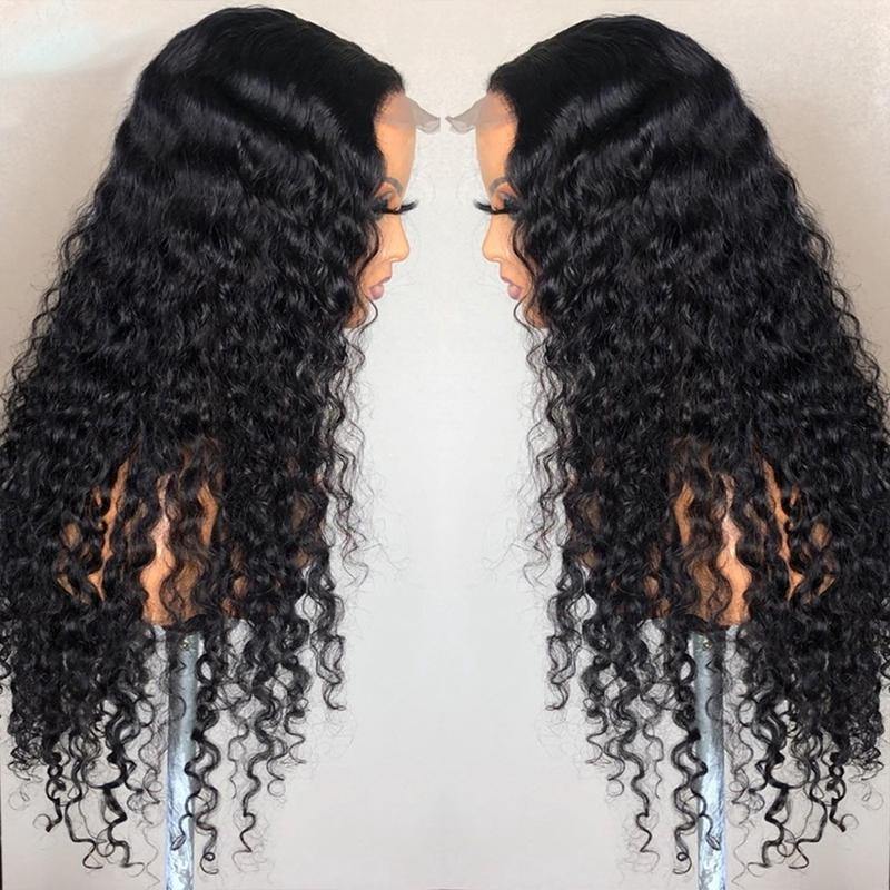 Undetected HD Lace Skin Melt Perfectly Closure Wig Deep Curly Wave 180% Density - 